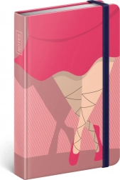 Vreckový zápisník NOTIQUE Piggie, 9 × 13 cm, linajkovaný