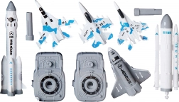 Raketa s odpaľovacou plošinou a príslušenstvom