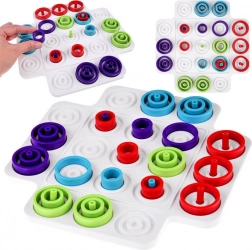 Logická hra Trap – kruhy a stratégia na tréning mozgu