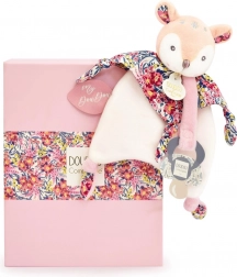 Doudou sada hračka s úchytom na cumlík Koloušek