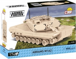 COBI Abrams M1A2 – stavebnica tanku 1:72 (174 dielikov)