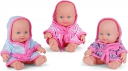 Roztomilé bábätko v farebnom župane