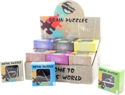 Kovový mini hlavolam do vrecka