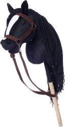 Čierny palicový koník Hobby Horse Hoppihorse