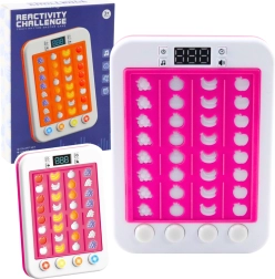 Elektronická hra Rytmus ovocia Svetlá Zvuky Ružová