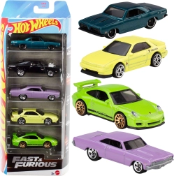 Hot Wheels Rýchlo a zbesilo – sada 5 kovových autíčok