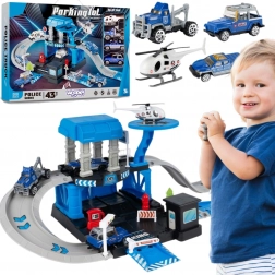 Woopie policajná garáž a parkovisko, komisariát, 43 dielov