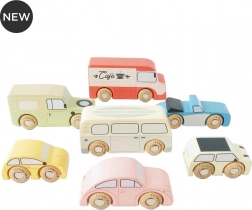 Súprava drevených autíčok Vintage Le Toy Van