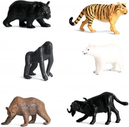 Sada divokých zvierat v krabičke 6 ks