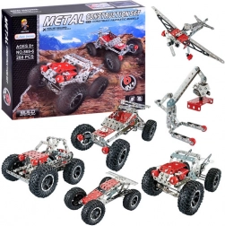 Kovové stavebné bloky 288 ks 6v1 ZA3870