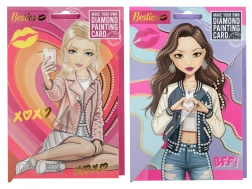 Diamantové maľovanie – pohľadnice Besties