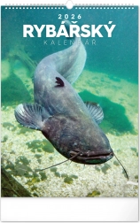 Nástenný kalendár Rybársky 2026