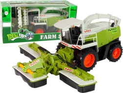 Veľký zelený detský kombajn – plastová hračka