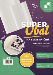 Superobal na zošity číry A4