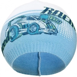 detská jesenná čiapočka New Baby Racing svetlomodrá 110 (4–5 rokov)