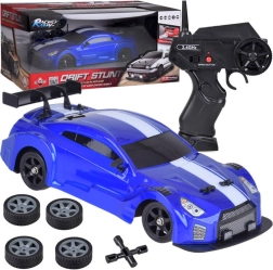 Diaľkovo ovládané auto RC drift 4x4 1:16 s dymovým efektom a LED svetlami