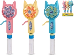 Bublifuk s ventilátorom – mačička, 29 cm