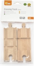 Drevené koľajnice križovatka