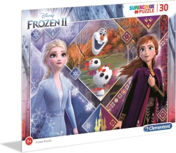 Clementoni puzzle Frozen 2: sestry s Olafom 30 dielikov