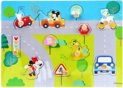 Drevené puzzle Disney Mickey
