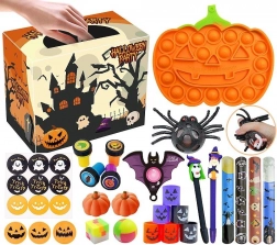 Senzorická antistresová sada halloweenských fidget hračiek a pop it