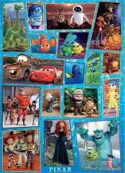 Drevené puzzle Disney Pixar 100 dielikov pre deti od EDUCA