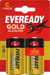 Alkalické batérie ENERGIZER Eveready Gold C (LR14) 1,5 V – 2 ks