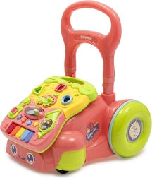 Detské hrajúce edukačné chodítko Baby Mix – Ružová