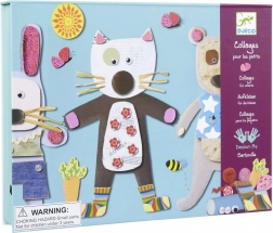 Djeco Prvá Koláž Mačička a Medvedík