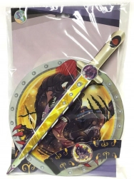 Penený meč a štít D‑Rex pre deti