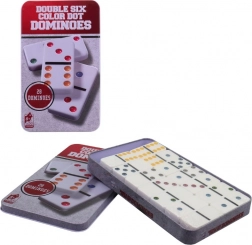 Domino v kovovej krabičke pre deti