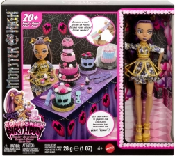 monster high strašisladké narodeniny – clawdeen wolf zdobenie tort set