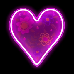 LED neónové svetlo srdce 2Kids Toys