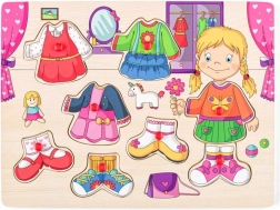 Puzzle prezliekacia Karolínka