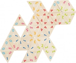 Tri-Domino drevená hra od Goki