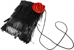 Kabelka na plece s ružou