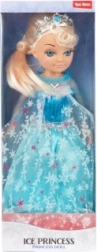 Ľadová zimná princezná bábika 38 cm
