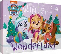 Adventný kalendár Tlapková patrola Winter Wonderland – kozmetika pre dievčatá