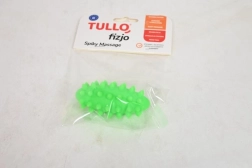 Fizjo rehabilitačný masážny valček (fazúľka) s hrotmi 7,4 cm zelený