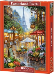 Puzzle 1000 kusov Jarné kvety, Paríž