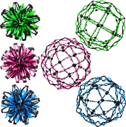 Magická rozkladacia lopta - zelená, modrá, ružová mix 18/32 cm