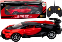 RC športové auto červené 1:16