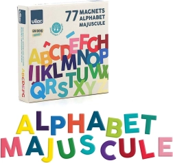 Vilac Drevená magnetická abeceda veľké písmená