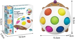 Senzorická hračka ježko so silikónovými polovičkami