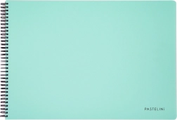 Veľkoformátový skicár A3 s pevnou väzbou – PASTELINI zelená