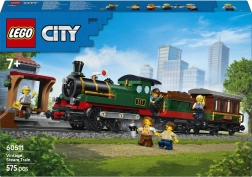 LEGO City Retro vlak s parnou lokomotívou