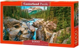 Puzzle 4000 dielikov Mistaya Canyon, BANFF National Park, Kanada