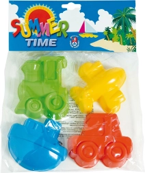 Súprava pieskových formičiek Dopravné prostriedky