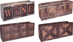 Darčeková taška na fľašu M 15,5 × 37 × 10 cm – celoročná