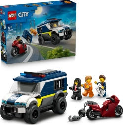 Lego City policajná dodávka na prevoz väzňov